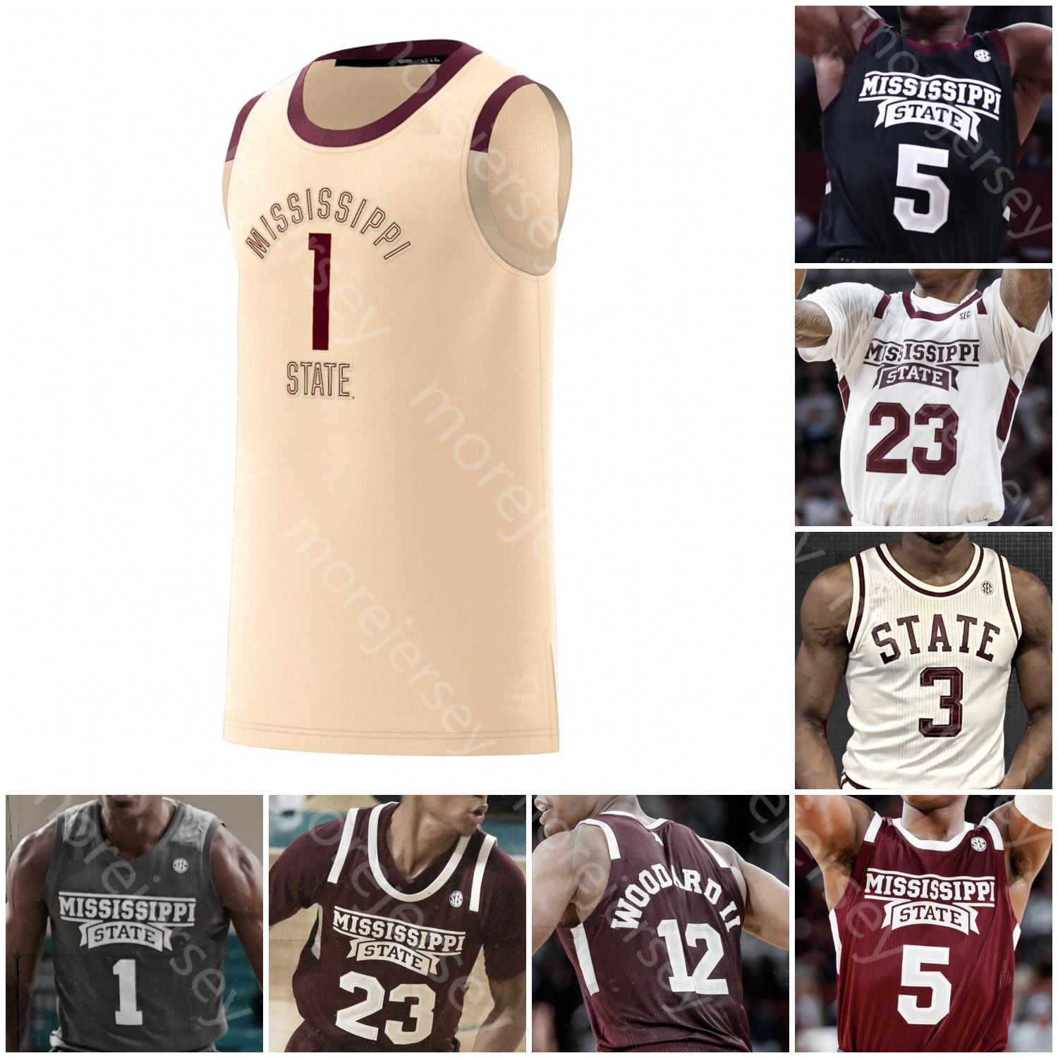 Custom Mississippi State Bulldogs Basketball Jersey NCAA College Tyson Carter Perry Woodard II Molinar D.J. Stewart Jr. Hood Malone Ado, Grey
Custom Mississippi State Bulldogs Basketball Jersey NCAA College Tyson Carter Perry Woodard II Molinar D.J. Stewart Jr. Hood Malone Ado, Grey