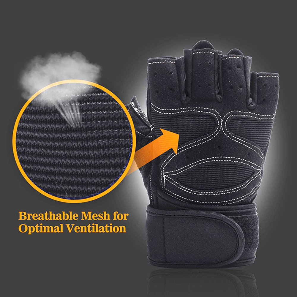 Gym gloves heavyweight sports weightlifting gloves fitness training sports fitness gloves suitable for riding