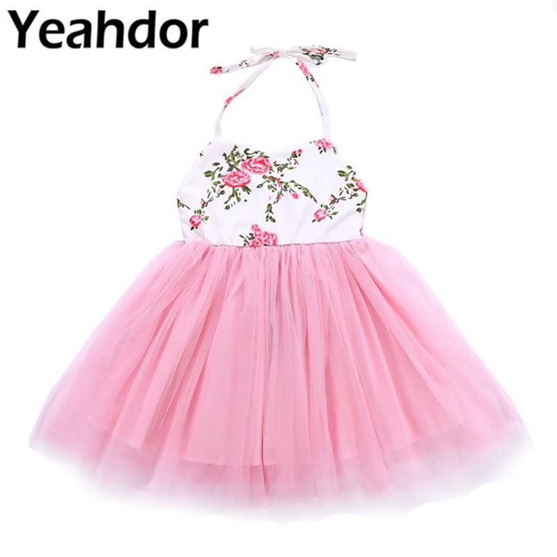 Summer Girls Dress Sleeveless Halter Neck Floral Printed Backless Baby Tulle Princess Dresses Sundress Girl Casual Party Dress, Pink
Summer Girls Dress Sleeveless Halter Neck Floral Printed Backless Baby Tulle Princess Dresses Sundress Girl Casual Party Dress, Pink
