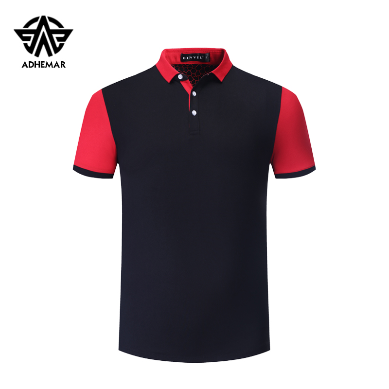 Adhemar breathable golf shirt fashionable t-shirt for men with collar short sleeve outdoors sports clothes for women