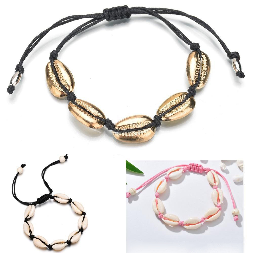 Cowrie Beads Shell Anklet Bracelet Handmade Beach Foot Jewelry Hawaiian Jamaican Style Adjustable for Women Unisex
Cowrie Beads Shell Anklet Bracelet Handmade Beach Foot Jewelry Hawaiian Jamaican Style Adjustable for Women Unisex