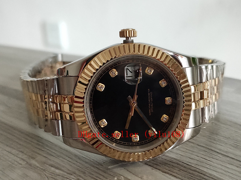 high quality Mens Watches SHIP Two Tone Stainless Steel Date Solid Bracelet Sapphire Black Dial 41mm Man Datejust Wristwatch 126333 Sportsw
high quality Mens Watches SHIP Two Tone Stainless Steel Date Solid Bracelet Sapphire Black Dial 41mm Man Datejust Wristwatch 126333 Sportsw