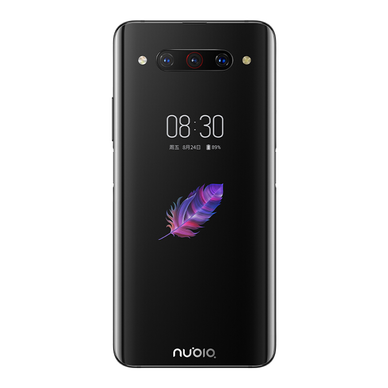 Original Nubia Z20 4G LTE Cell Phone 6GB RAM 128GB ROM Snapdragon 855 Plus Android 6.42 inch Curved Dual Full Screen 48MP 4000mAh Fingerprint ID Smart