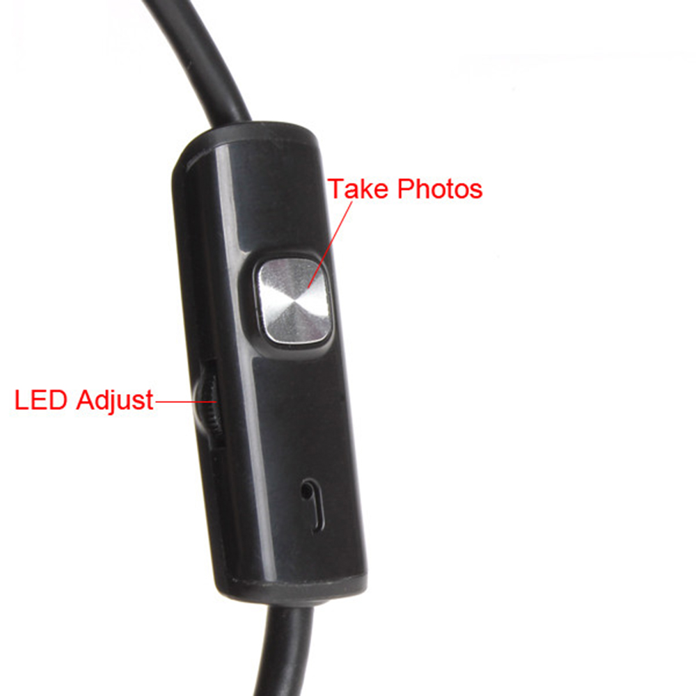 an98b phone endoscope 5 5mm cable 640480 hd usb waterproof camera for android mobile phone pc 100500mm