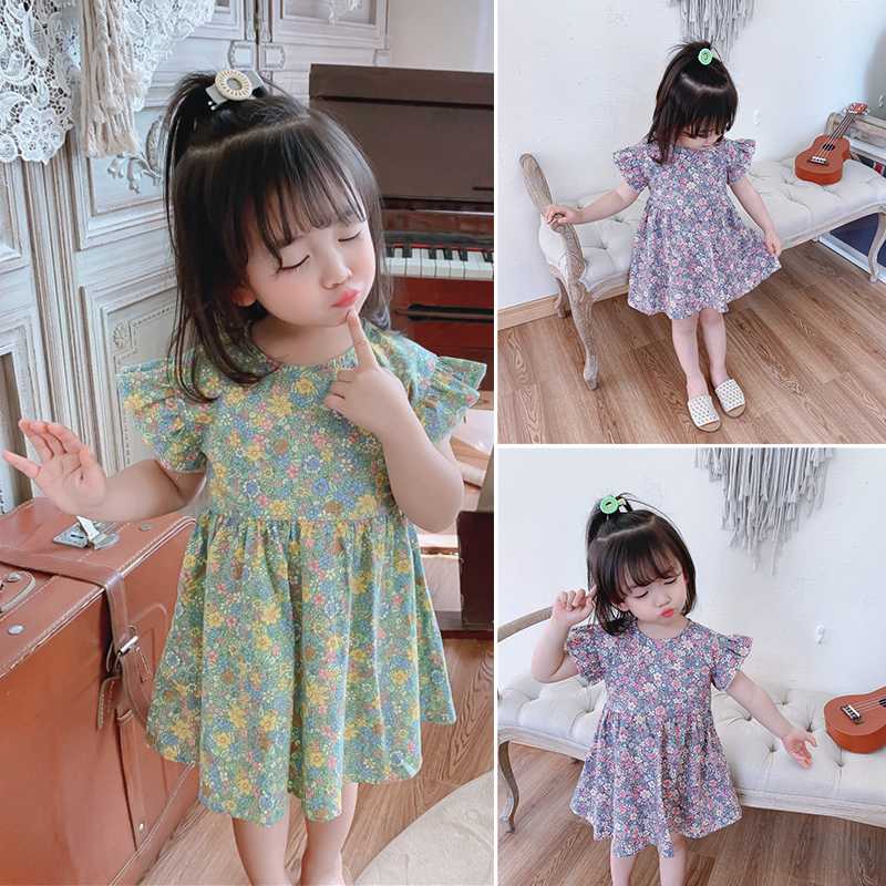 Girls Dress Small Floral Cotton Flying Sleeves Idyllic Doll Dress Summer Baby Girl Casual Princess Dresses
Girls Dress Small Floral Cotton Flying Sleeves Idyllic Doll Dress Summer Baby Girl Casual Princess Dresses
