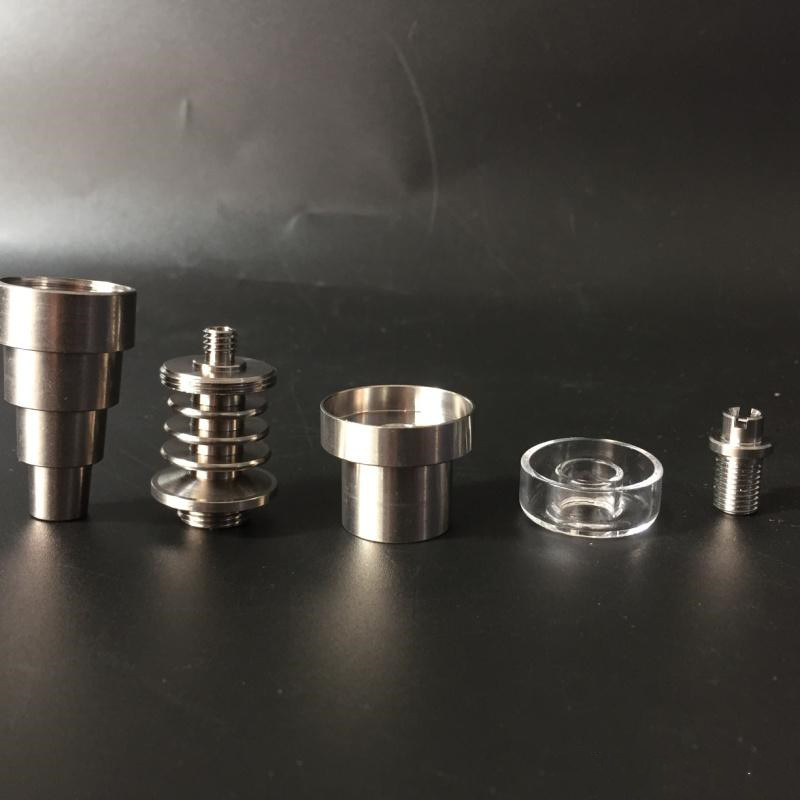 Titanium+quartz dish Nail 10mm 14mm 18mm Male and Female Joint 6 IN 1 Domeless Titanium Nail fit 20mm nail D coil heater
Titanium+quartz dish Nail 10mm 14mm 18mm Male and Female Joint 6 IN 1 Domeless Titanium Nail fit 20mm nail D coil heater