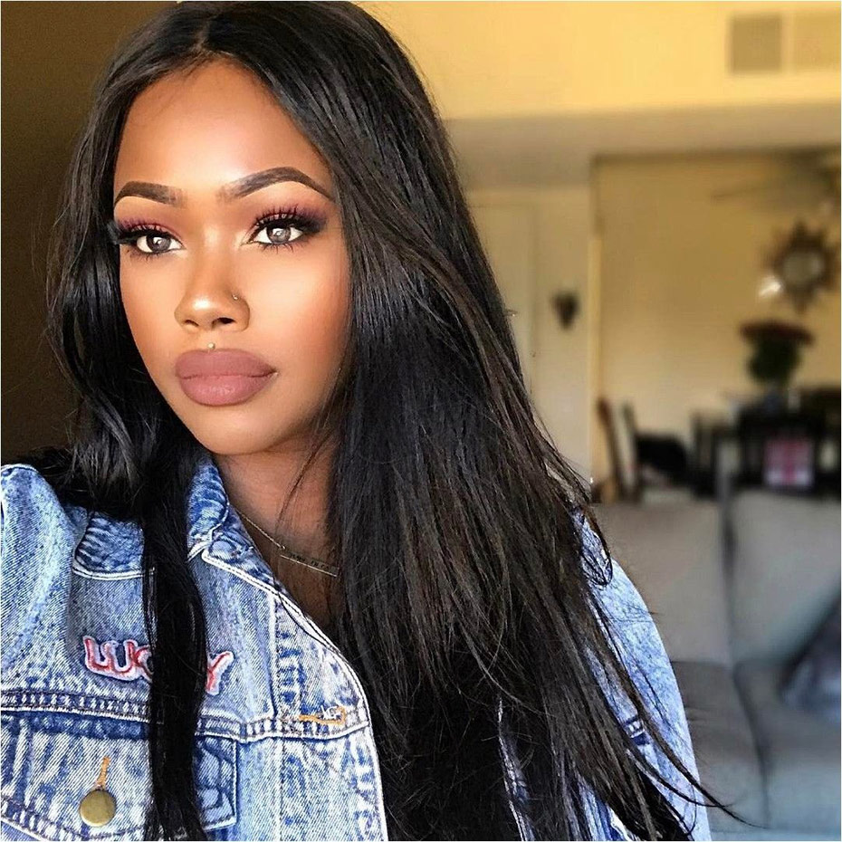 Perruque Straight 360 Lace Frontal Wig Pre Plucked Brazilian Remy Full hd lace Human Hair Wigs for Black Women 150 Density 24inch