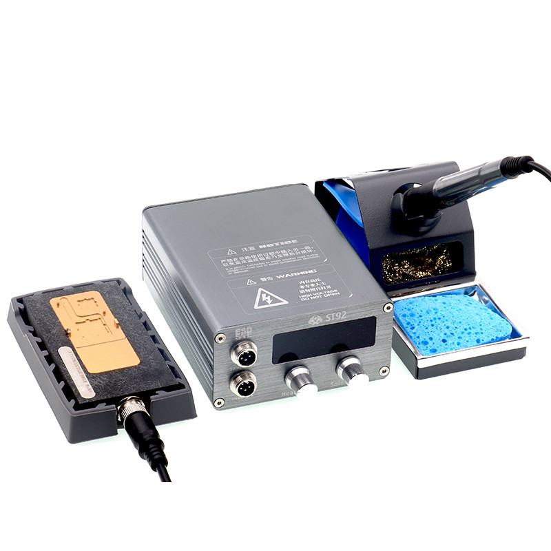 Tool Sets For OSS ST-92 Soldering station Welding iron For X XS MAX Repair PCBA motherboard heating station T12 Tip
Tool Sets For OSS ST-92 Soldering station Welding iron For X XS MAX Repair PCBA motherboard heating station T12 Tip