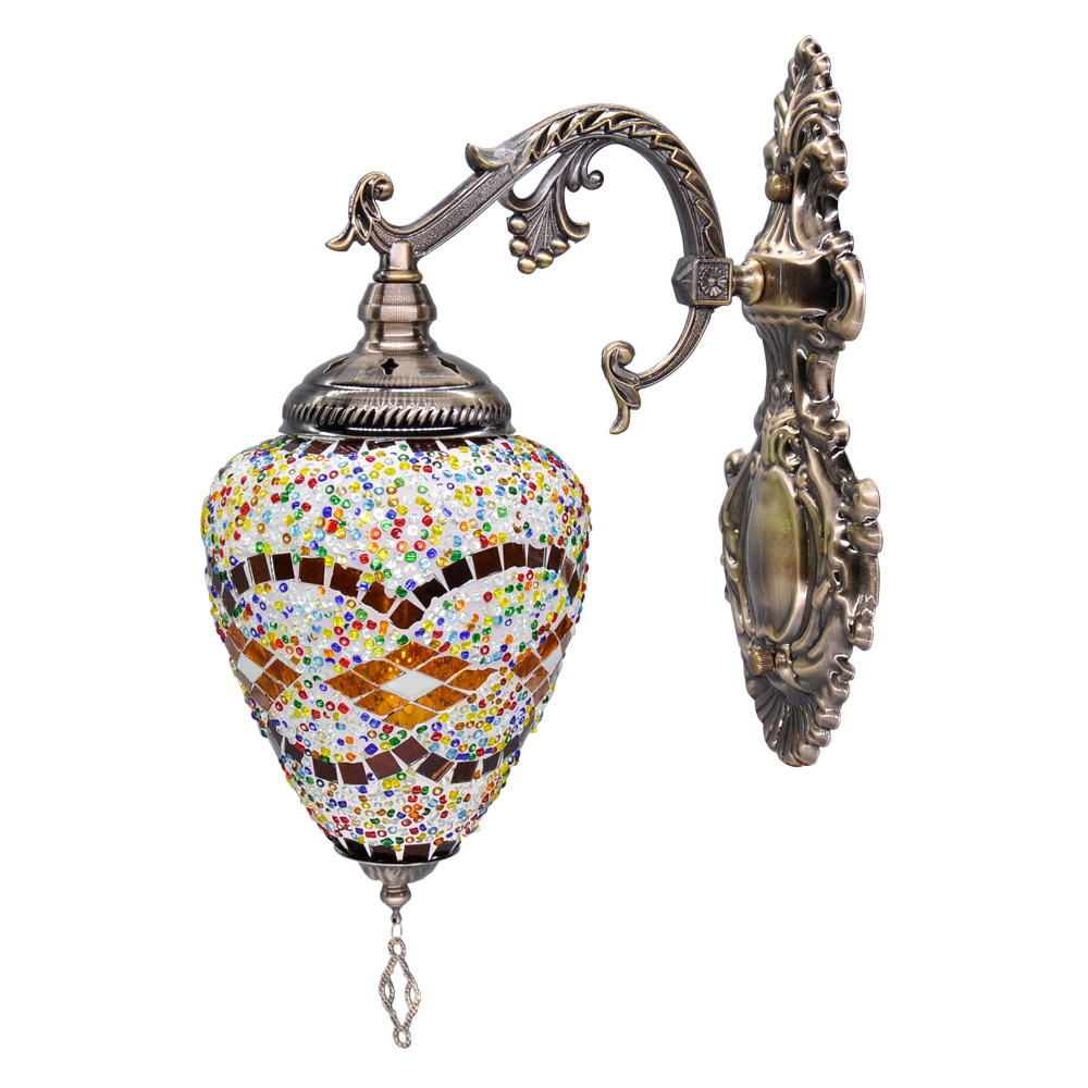 5W Mosaic Wall led Light, Oval Multi-color Handmade Glass Bohemian Dining room,Bedside Light Wall Mount Light with Crystal Decor
5W Mosaic Wall led Light, Oval Multi-color Handmade Glass Bohemian Dining room,Bedside Light Wall Mount Light with Crystal Decor