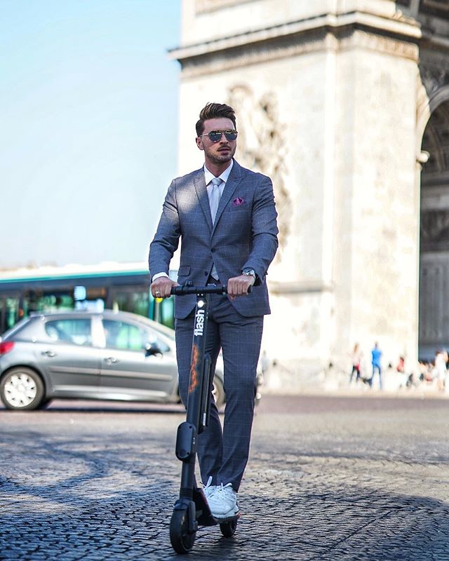 Handsome Gray Check Plaid Mens Groom Wedding Suits Groom Double Breasted Peaked Lapel Formal Work Prom Office Blazer Jacket(Jacket+Pants)