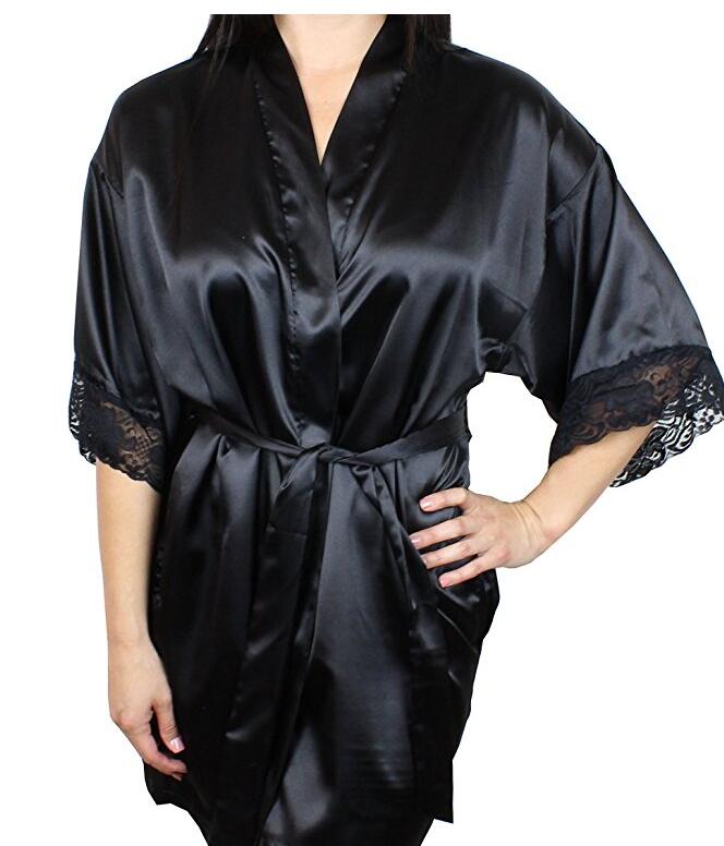 Mid-sleeve sexy women nightwear robes plus size M L XL XXL lace real silk female bathrobes LM93, As the photo show
Mid-sleeve sexy women nightwear robes plus size M L XL XXL lace real silk female bathrobes LM93, As the photo show