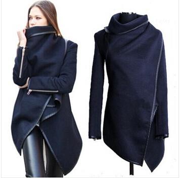 wholesale 2018 Black newly listed Autumn Spring Coat Womens Overcoat Temperament Slim Trench Design women Wool & Blends -XXL1
wholesale 2018 Black newly listed Autumn Spring Coat Womens Overcoat Temperament Slim Trench Design women Wool & Blends -XXL1