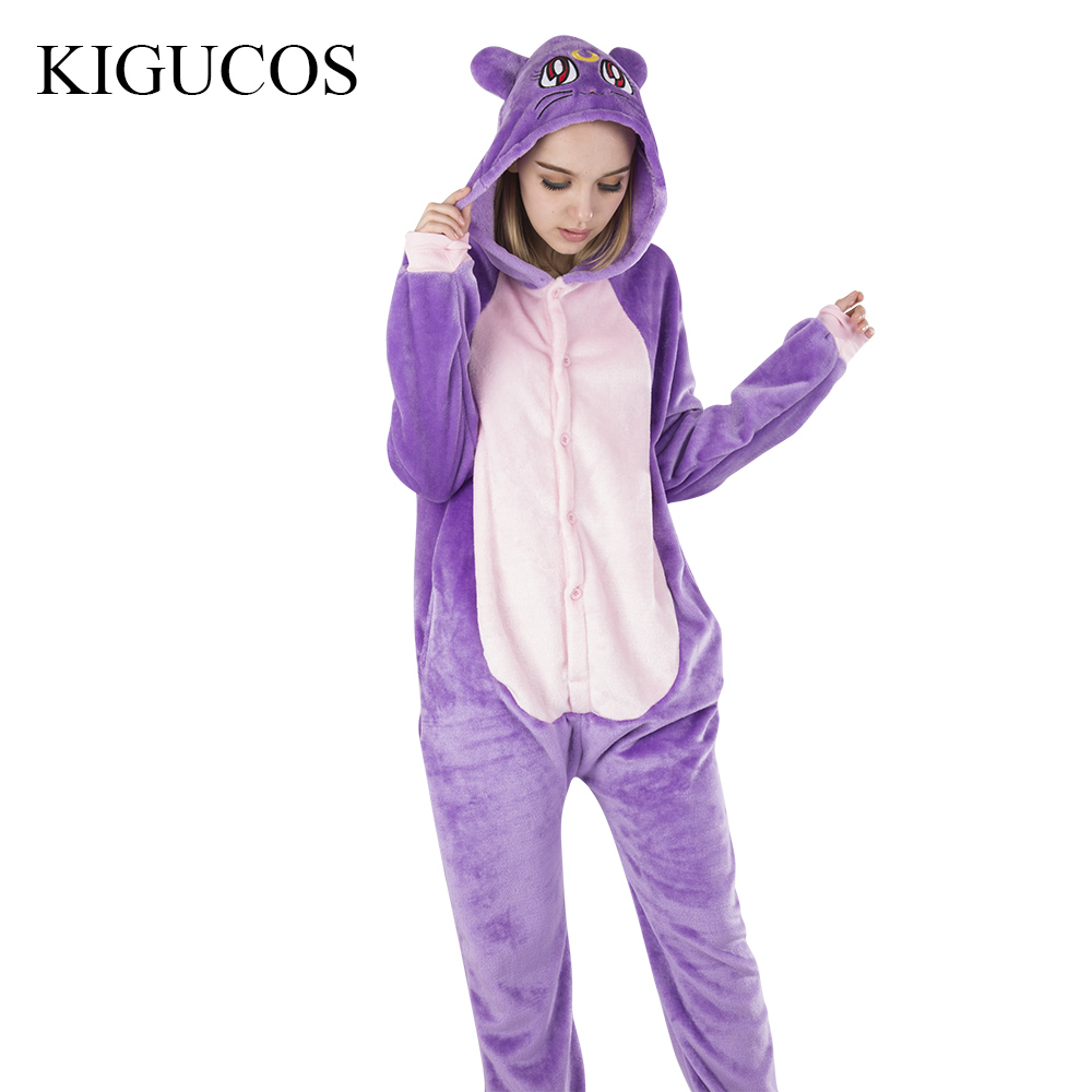KIGUCOS Winter Flannel Animal Pajamas Sailor Moon Cat Costumes Hooded Sleepwear Cartoon One Piece Women Pijama
KIGUCOS Winter Flannel Animal Pajamas Sailor Moon Cat Costumes Hooded Sleepwear Cartoon One Piece Women Pijama