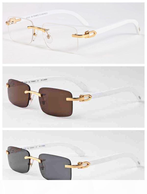 2020 New Fashion Bamboo Wood Rimless Sunglasses Men White Buffalo Horn Glasses Women Mens Sports Sunglasses With Box Case Lunettes, White;black
2020 New Fashion Bamboo Wood Rimless Sunglasses Men White Buffalo Horn Glasses Women Mens Sports Sunglasses With Box Case Lunettes, White;black