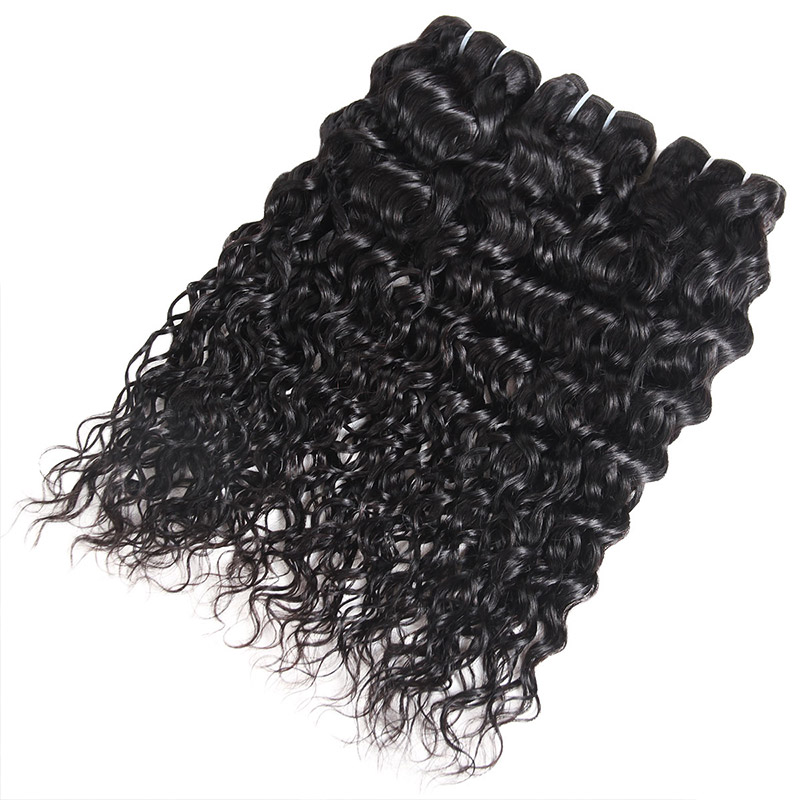 Ishow Brazilian Loose Deep Water Body Straight Human Hair Bundles 4pcs Human Hair Extensions Wholesale Malaysian Virgin Curly Hair Weaves
