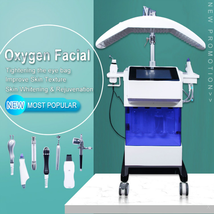 2020 Dermabrasion de l'eau Hydro Dermabrasion Diamant Microdermabrasion Oxygen Jet Peeling Ultrasonic Skin Dourzer Hydra Dermabrasion Machine