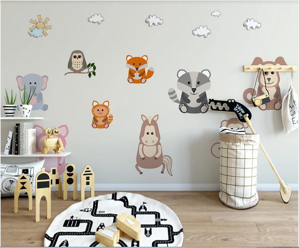 WDBH 3d wallpaper custom photo Cartoon animal minimalist modern children room decoration home decor 3d wall murals wallpaper for walls, Non-woven wallpaper
WDBH 3d wallpaper custom photo Cartoon animal minimalist modern children room decoration home decor 3d wall murals wallpaper for walls, Non-woven wallpaper