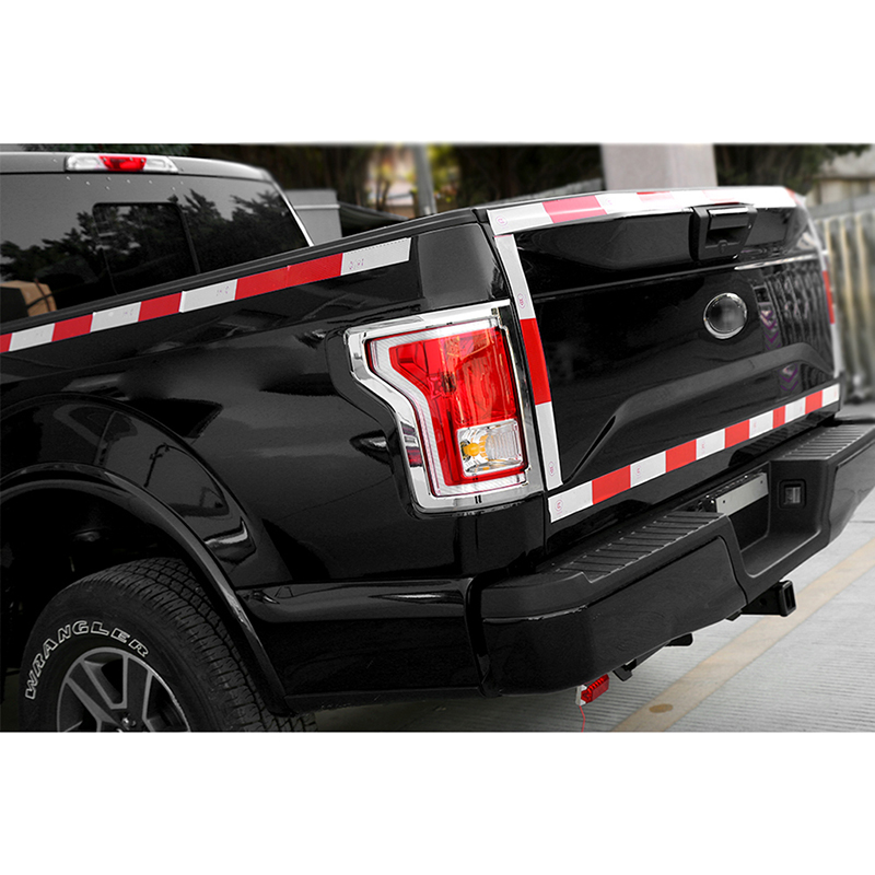 Chrome Taillight Trim Bezel Cover Lamp Frame Decoration Trim For Ford F150 2016 UP Auto Styling Exterior Accessories