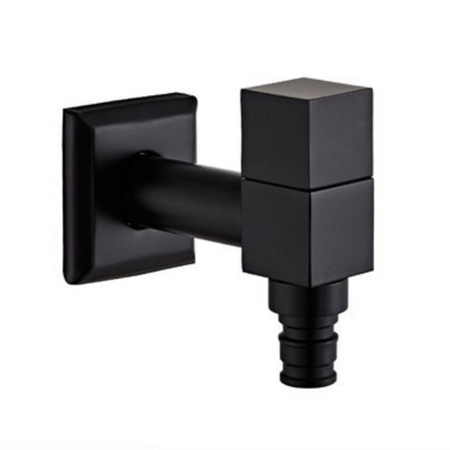 Outdoor Faucet Garden Bibcock Tap Bathroom Washing Machine Faucet mop Faucet Single Cold Antique BronzeBlack Oil Brushed3304525
