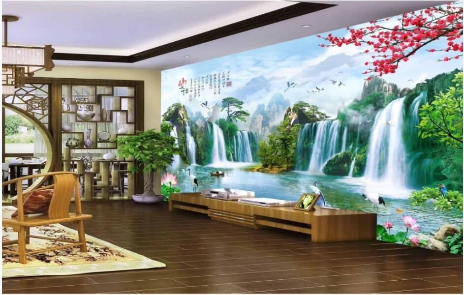 custom photo 3d wallpaper Chinese style mountain waterfall lake scenery home decor living room 3d wall murals wallpaper for walls 3 d, Non-woven wallpaper
custom photo 3d wallpaper Chinese style mountain waterfall lake scenery home decor living room 3d wall murals wallpaper for walls 3 d, Non-woven wallpaper