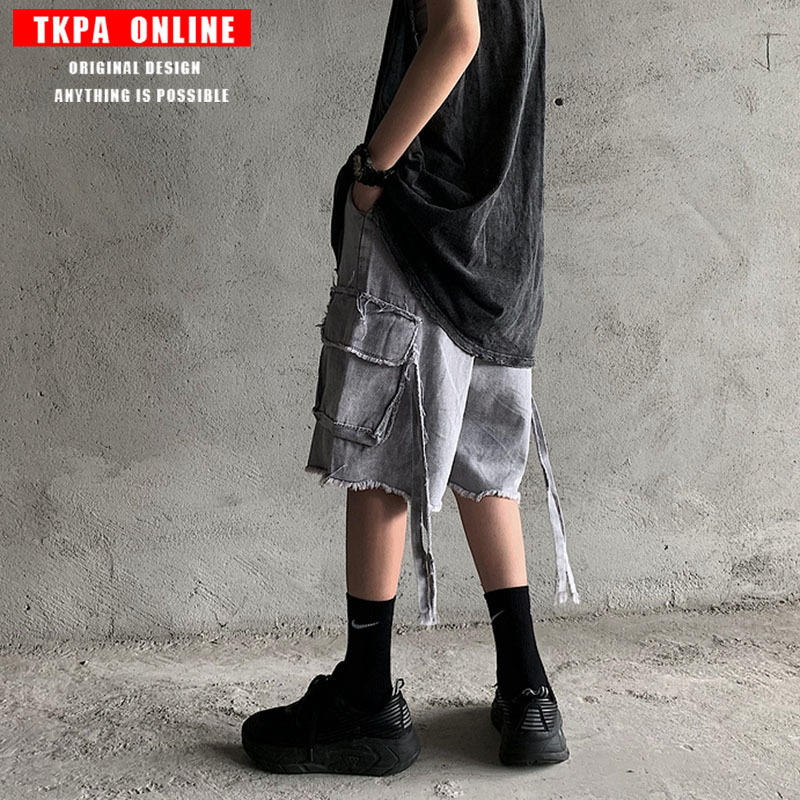 logo RO Europe and the United States high street hip-hop in pocket jeans washing burrs big five minutes of pants, Dark grey
logo RO Europe and the United States high street hip-hop in pocket jeans washing burrs big five minutes of pants, Dark grey