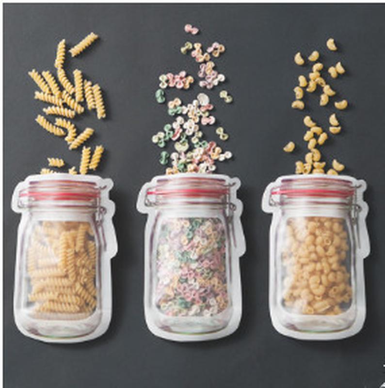 5pcs Hot mason Bottles Plastic Bags Nuts Cookies Candy Convenient Sealed PE Plastic Bag Home Decoration Storage Supplies
5pcs Hot mason Bottles Plastic Bags Nuts Cookies Candy Convenient Sealed PE Plastic Bag Home Decoration Storage Supplies