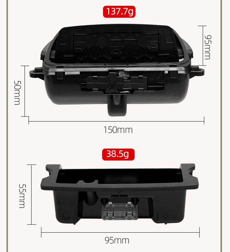 Automobile Ashtrays Black Car Center Console Ashtray Assembly Ash Box Cover For BMW 5 Series F10 F18