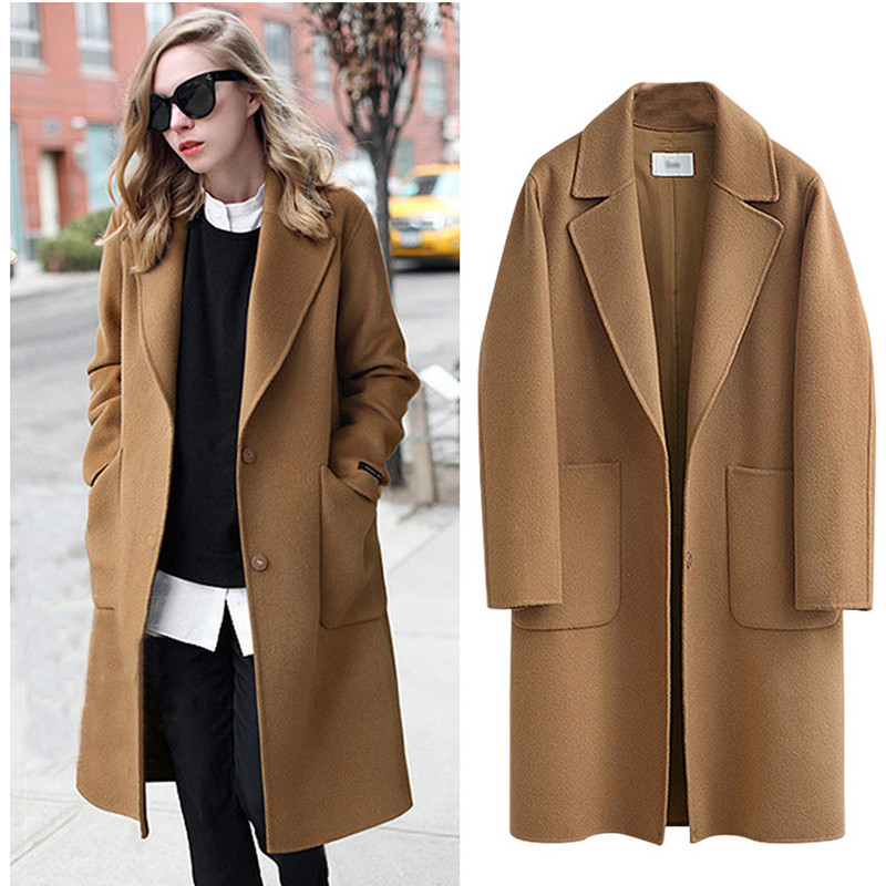 Winter Coats Women 2018 Women Vintage Loose Coat Fashion Korean Style Wool Long Coat Warm Slim, Black
Winter Coats Women 2018 Women Vintage Loose Coat Fashion Korean Style Wool Long Coat Warm Slim, Black