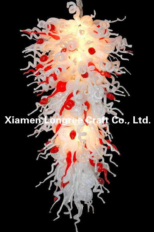 Lamps Red and White Colored LED Crystal Chandelier Home Decor Lighting Hand Blown Murano Glass Pendant Lamp
Lamps Red and White Colored LED Crystal Chandelier Home Decor Lighting Hand Blown Murano Glass Pendant Lamp