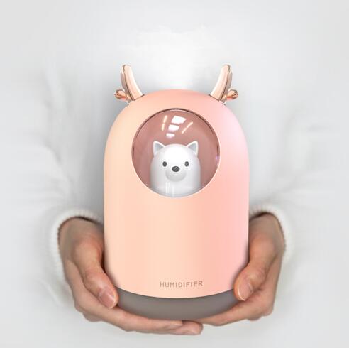 Home Appliances USB Humidifier 300ml Cute Pet Ultrasonic Cool Mist Aroma Air Oil Diffuser Romantic Color LED Lamp Humidificador
Home Appliances USB Humidifier 300ml Cute Pet Ultrasonic Cool Mist Aroma Air Oil Diffuser Romantic Color LED Lamp Humidificador