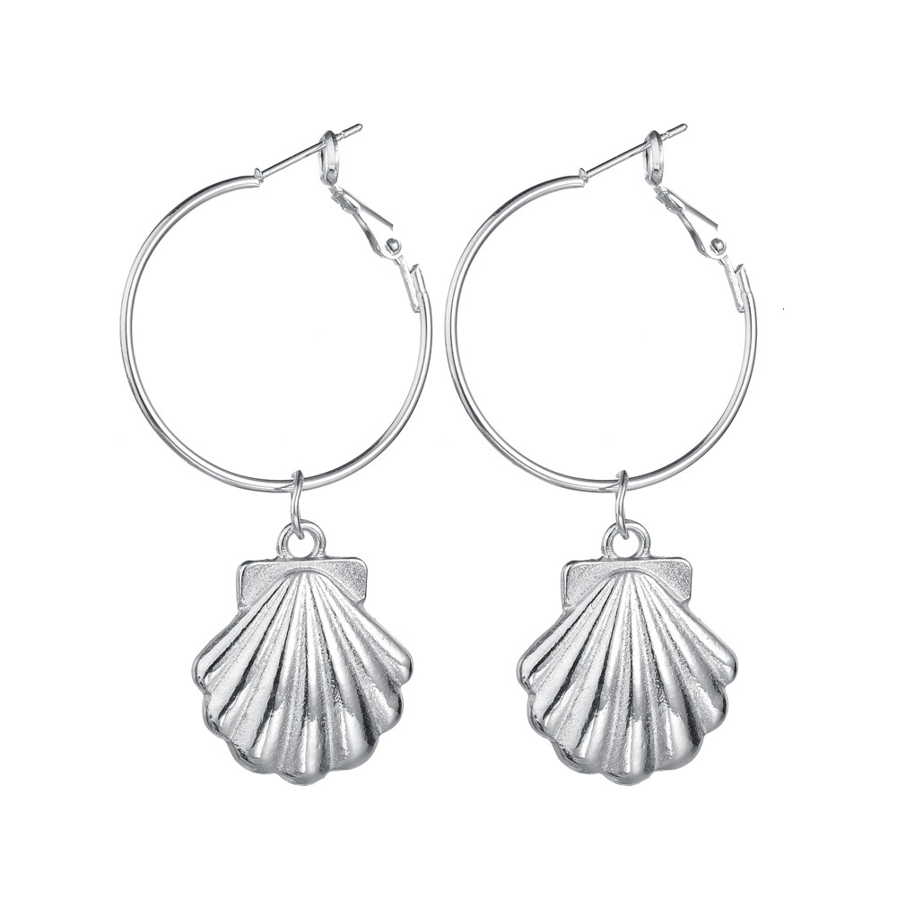 Accessories Popular Sandy Beach Wind Personality Alloy Shell Earrings Woman Marine Life Ear Nail
Accessories Popular Sandy Beach Wind Personality Alloy Shell Earrings Woman Marine Life Ear Nail