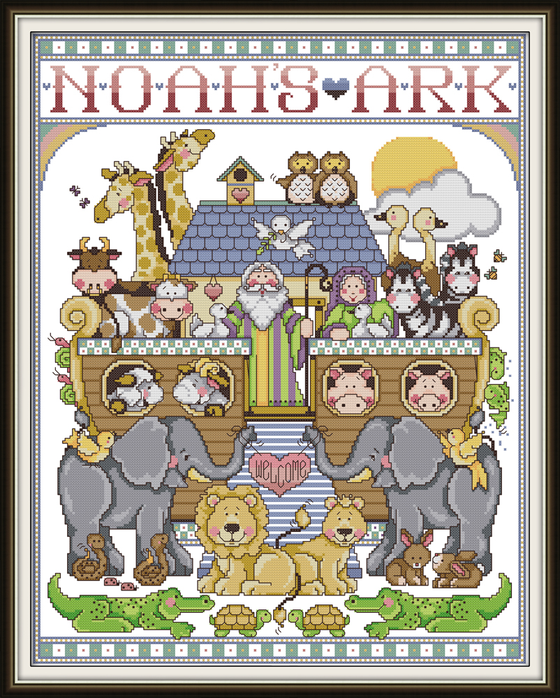 Noah's Ark home cross stitch kit ,Handmade Cross Stitch Embroidery Needlework kits counted print on canvas DMC 14CT /11CT
Noah's Ark home cross stitch kit ,Handmade Cross Stitch Embroidery Needlework kits counted print on canvas DMC 14CT /11CT