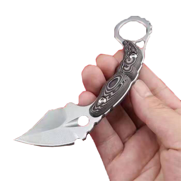 2019 New Design Wasps karambit DC53 Steel Tricolor G10 Handle Stone Washing Blade Surface Outdoor Camping Knife with K Scabbard Claw Knife
2019 New Design Wasps karambit DC53 Steel Tricolor G10 Handle Stone Washing Blade Surface Outdoor Camping Knife with K Scabbard Claw Knife