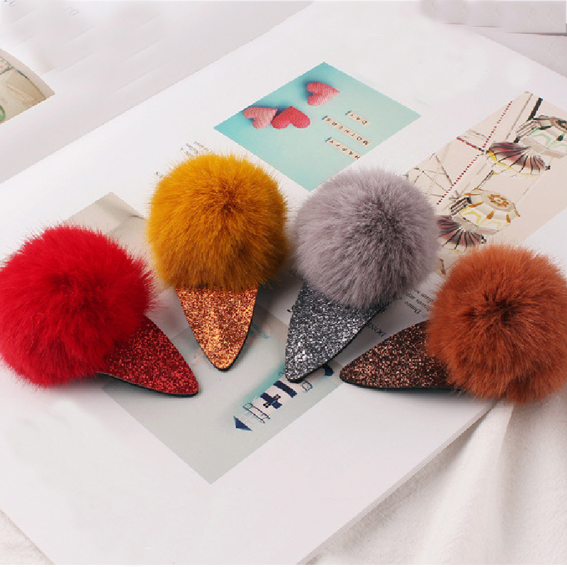 Girls Hairpins With Small Lovely Soft Fur Pompom Mini Ball Gripper Hairball Pom Hairclips Children Hair Clip Hair Accessories, Brown
Girls Hairpins With Small Lovely Soft Fur Pompom Mini Ball Gripper Hairball Pom Hairclips Children Hair Clip Hair Accessories, Brown