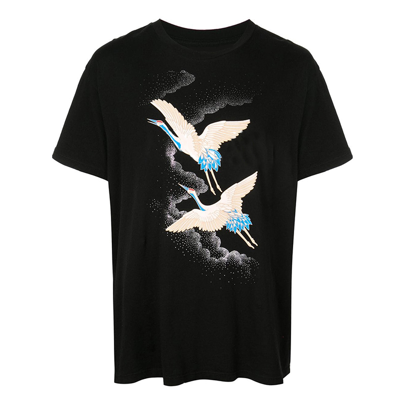 Mens Designer T Shirts Red Crowned Crane Printing Summer T-Shirts Hip Hop Fashion Men Women Stylist T Shirt Short Sleeve Tees Size S-3XL, Black
Mens Designer T Shirts Red Crowned Crane Printing Summer T-Shirts Hip Hop Fashion Men Women Stylist T Shirt Short Sleeve Tees Size S-3XL, Black