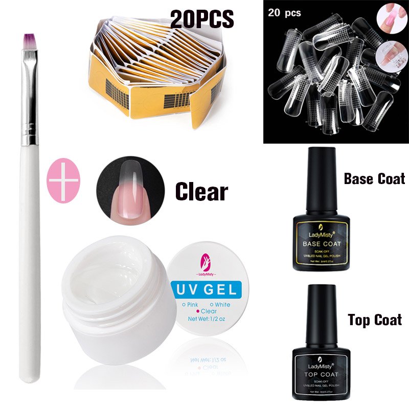 LadyMisty Kit Nail Extension Gel UV Builder Gel Acrylic For Nail Finger Extension Long Lasting Top And Base Coat
LadyMisty Kit Nail Extension Gel UV Builder Gel Acrylic For Nail Finger Extension Long Lasting Top And Base Coat