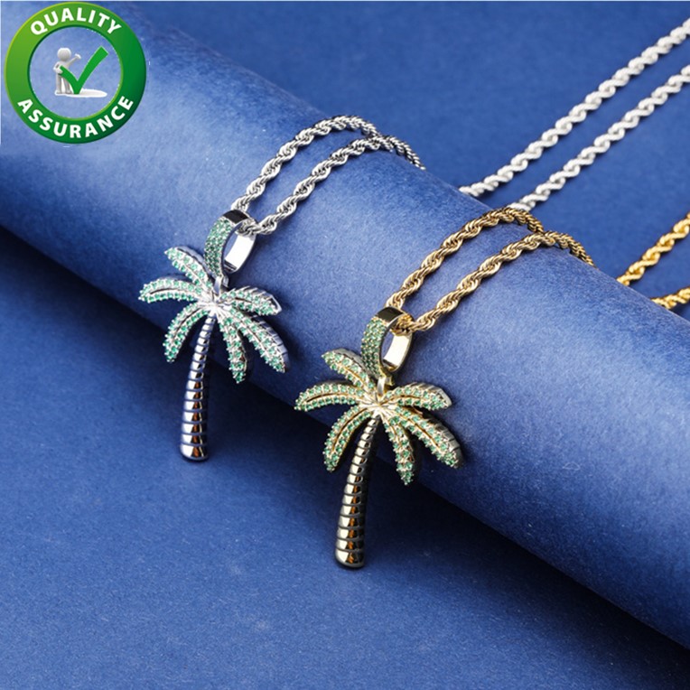 Iced Out Pendant Hip Hop Jewelry Men Luxury Designer Necklace Mens Diamond Chain Pendants Bling Coconut Tree Rapper Hiphop Necklace Boy New
Iced Out Pendant Hip Hop Jewelry Men Luxury Designer Necklace Mens Diamond Chain Pendants Bling Coconut Tree Rapper Hiphop Necklace Boy New