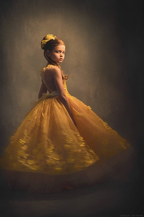 Cute Yellow Flower Girl Dresses Jewel Neck Lace 3D Floral Appliqued A Line Girls Pageant Dress Real Pictures Kids Ball Gown Party Wear
