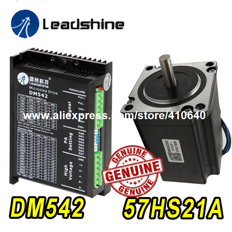 GENUINE Leadshine Stepper Motor 57HS21A 8mm Shaft 5A 2.1 N.M AND Leadshine DSP Digital Stepper Drive DM542 Delivery TOGETHER
GENUINE Leadshine Stepper Motor 57HS21A 8mm Shaft 5A 2.1 N.M AND Leadshine DSP Digital Stepper Drive DM542 Delivery TOGETHER