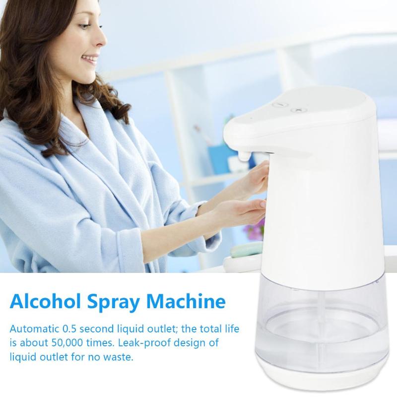 Portable Soap Liquid Bottle Automatic Induction Alcohol Spray Machine Bathroom Supplies Household Disposable Clean Hand Cleaner