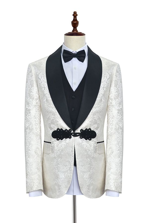 Handsome Jacquard Groom Tuxedos (Jacket+Tie+Vest+Pants) Men Suits Custom Made Formal Suit for Men Wedding Bestmen Tuxedos Cheap 14, Same as image
Handsome Jacquard Groom Tuxedos (Jacket+Tie+Vest+Pants) Men Suits Custom Made Formal Suit for Men Wedding Bestmen Tuxedos Cheap 14, Same as image