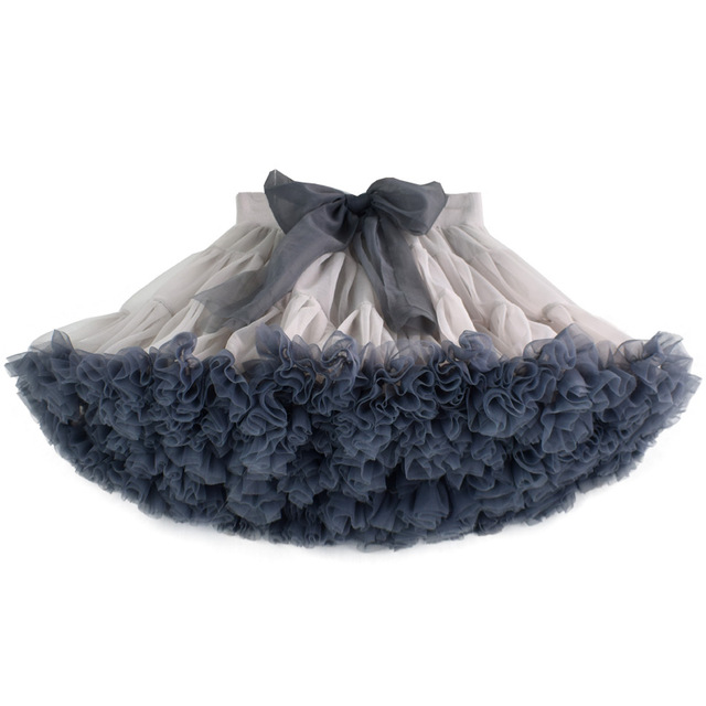 Girls tutu skirt extra fluffy pettiskirt princess soft tulle kids girl party dance skirts 1-10 Years baby