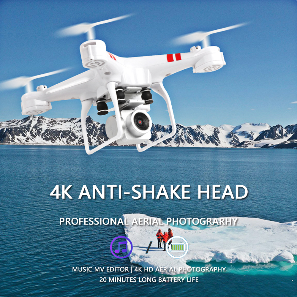 Wholesale Drone Wifi Transmission Fpv Air Pressure Fixed Height Four-axis Aircraft Rc Helicopter With 4k Camera HD