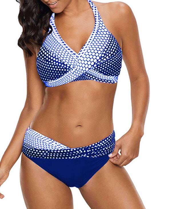Wholesale-Women Sexy Bikinis Set Two-piece Swimming Suit Polka Dot Swimwear Swimsuits Women Fashion Bathers Bathing Suits plus size, White;black
Wholesale-Women Sexy Bikinis Set Two-piece Swimming Suit Polka Dot Swimwear Swimsuits Women Fashion Bathers Bathing Suits plus size, White;black