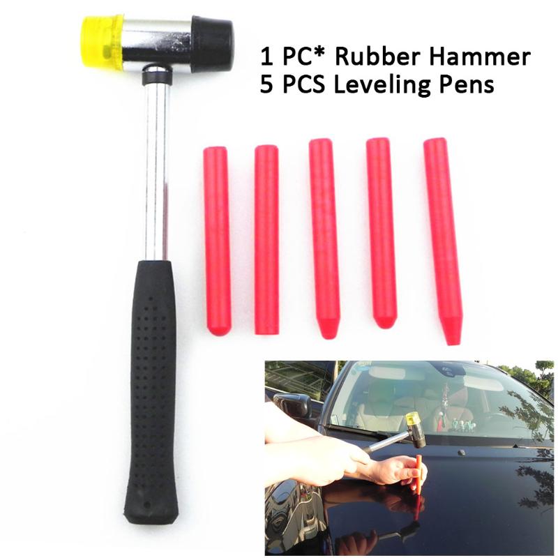 6pcs Home Handheld Universal Body Manual Remove Dent DIY Leveling Pen Paintless Rubber Accessories Car Repair Tool Kit
6pcs Home Handheld Universal Body Manual Remove Dent DIY Leveling Pen Paintless Rubber Accessories Car Repair Tool Kit