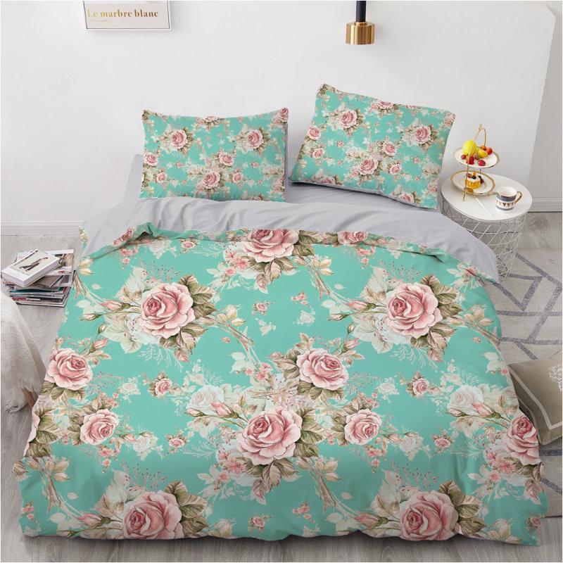 3D Bedding Set Custom Single Double King Size 3PCS Duvet Cover Set Comforter/Quilt Pillow Case Green Flowers Bedclothes, Flower 073-gray
3D Bedding Set Custom Single Double King Size 3PCS Duvet Cover Set Comforter/Quilt Pillow Case Green Flowers Bedclothes, Flower 073-gray