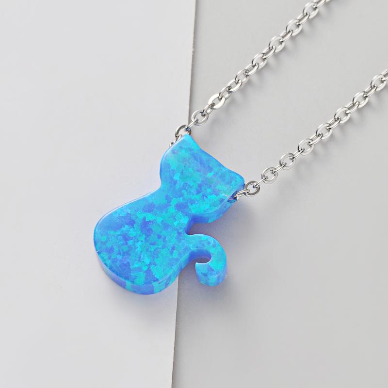 Chains 2pcs/lot Stainless Steel Exquisite Simple Cat Cloud High Quality Opal Pendant Necklace For Women Synthetic Heart
Chains 2pcs/lot Stainless Steel Exquisite Simple Cat Cloud High Quality Opal Pendant Necklace For Women Synthetic Heart