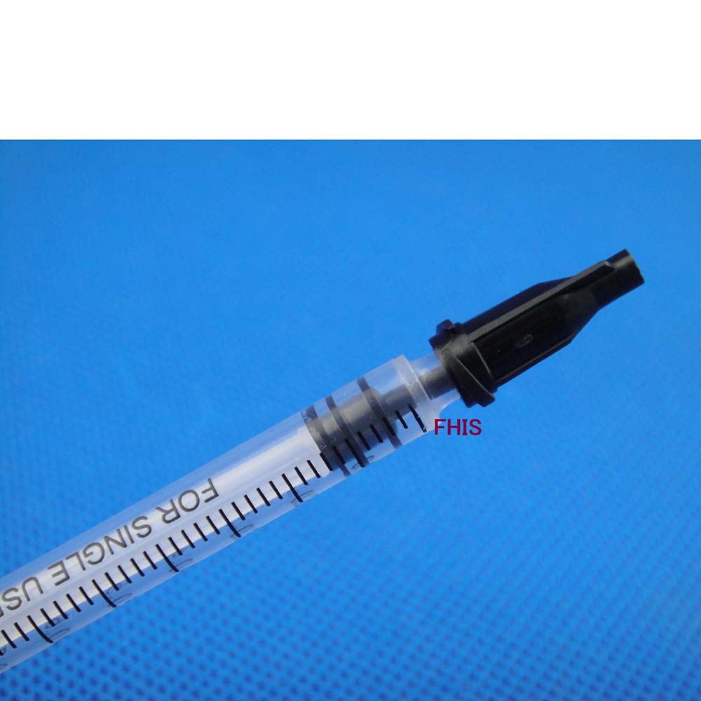 Wholesale 1ml/1cc Syringe Needle +34G 0.5 Inches Dispensing Needles Free Giving 100pcs Black hat Pack of 100