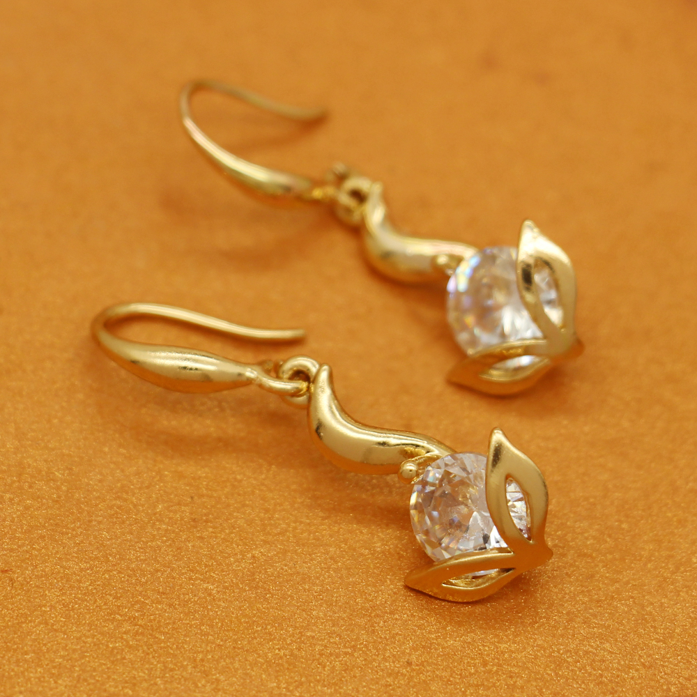 Exaggerated Fashion Fox Stud Earrings Temperament Simple Sweet Temperament Crystal Earrings Ear Jewelry Jewelry