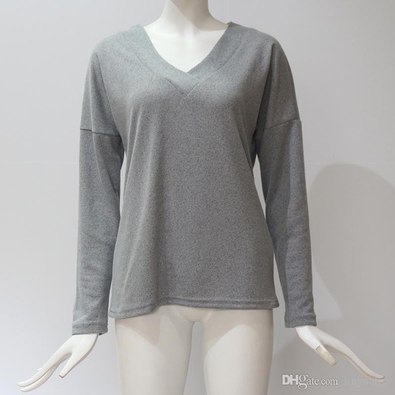 2020 High Quality V-Neck Cotton Basic T-shirt Women Plain Simple T Shirt For Women Short Sleeve Female Tops